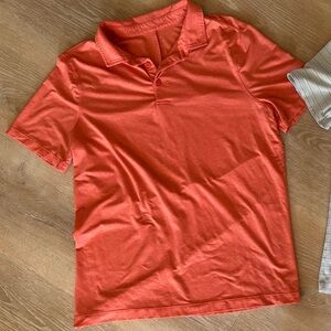 lululemon athletica Men's Polo Shirt - Vibrant Orange